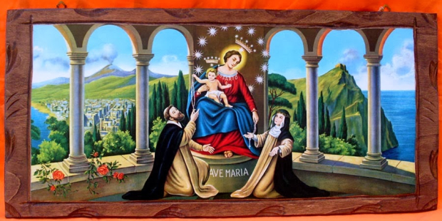 Oração indulgenciada a Nossa Senhora do Rosário de Pompéia